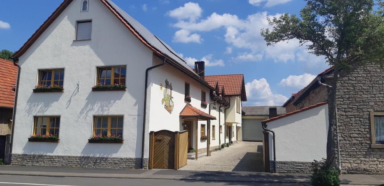 Ferienwohnung Rosenberger Kolitzheim Ngoại thất bức ảnh